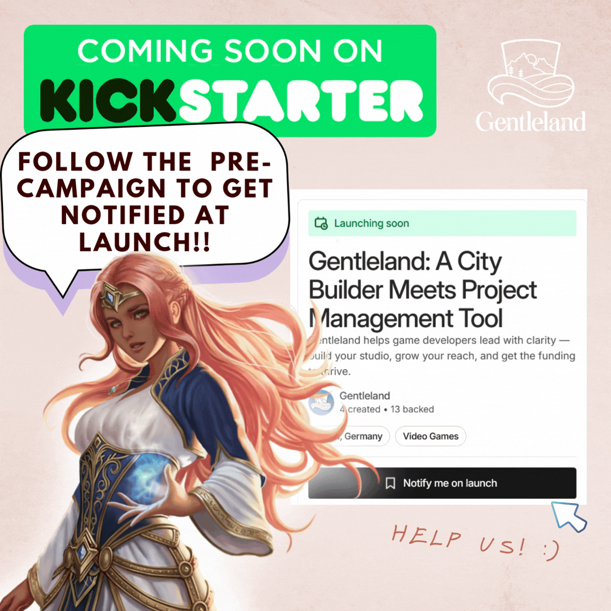 Gentleland Kickstarter Pre-Campaign Announcement