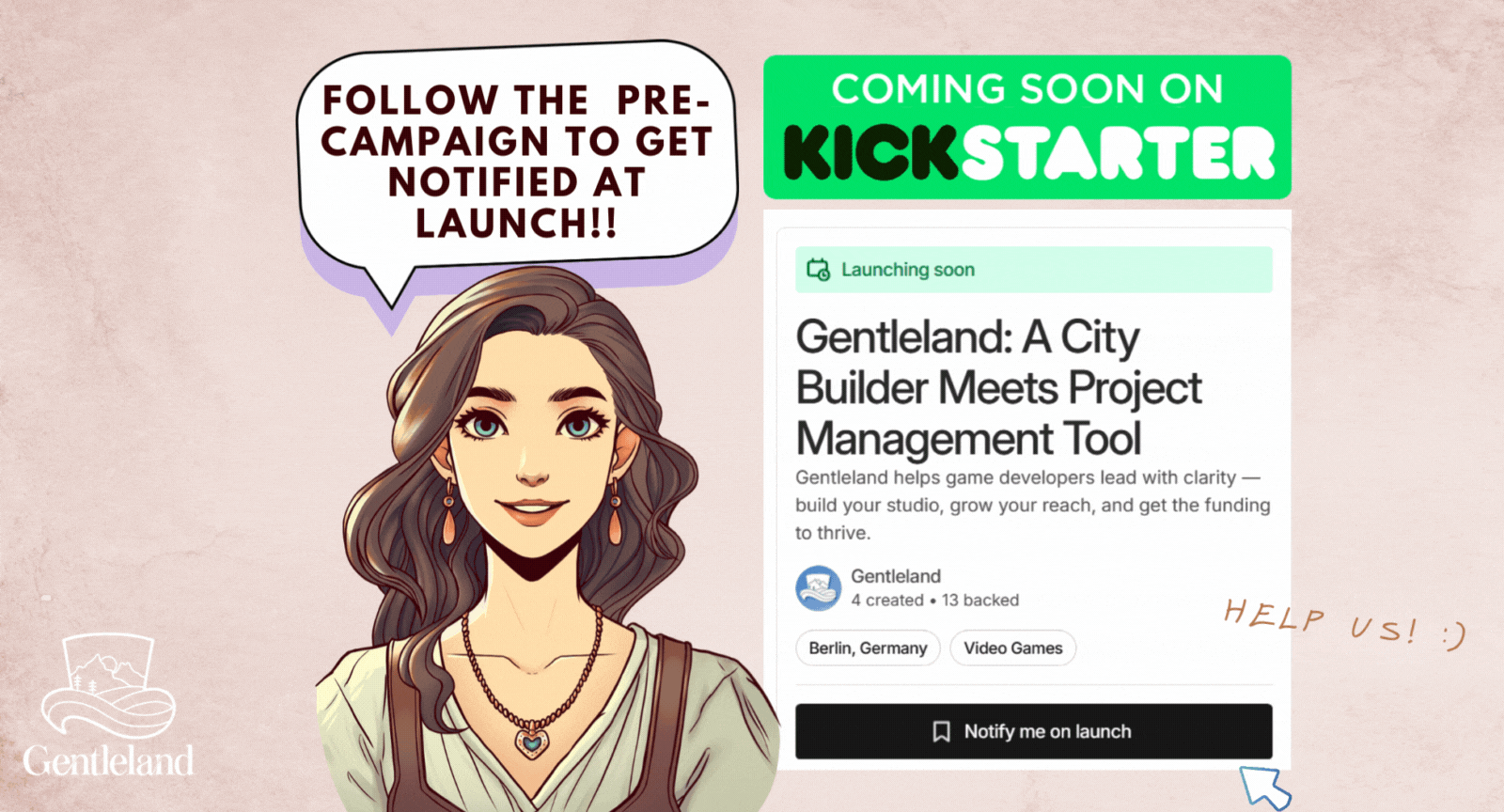 Gentleland Kickstarter Pre-Campaign Announcement